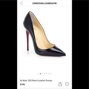 Christian Louboutin So Kate 120 Patent Pump.